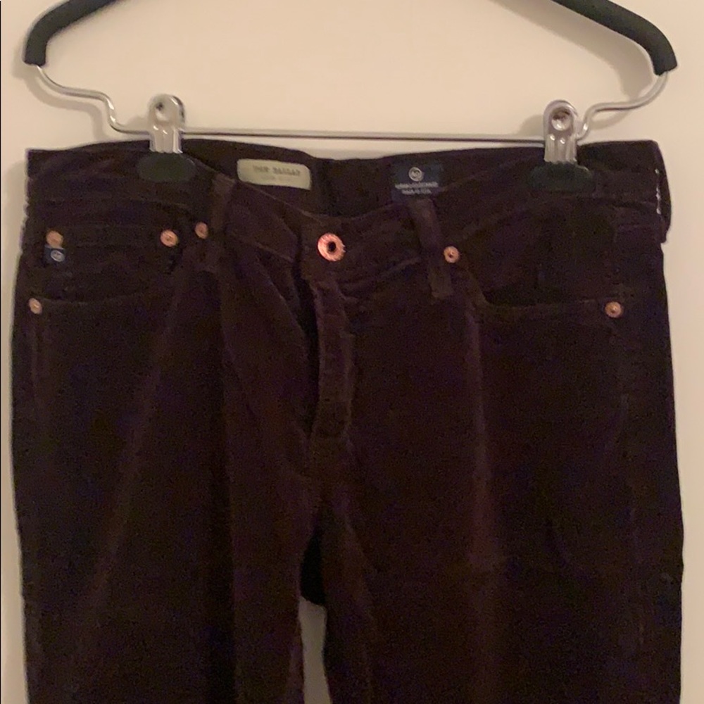 AG Ballad boot cut brown cords